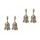 4Pcs Vintage Bell for Restaurant Service and Decoration 8