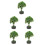 5Pcs Plastic Miniature Garden Trees for Model Building and Craft Use 4