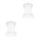 2Pcs Transparent Plastic Memorial Tablets for Graveside and Home Decor 7