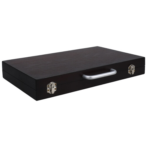 2Pcs Lightweight Walnut Wood Paint Box Artist Tool Storage Case 1