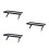 3Pcs Black Screen Storage Bracket Foldable Monitor Shelf for Storage 9