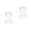 2Pcs Transparent Plastic Memorial Tablets for Graveside and Home Decor 9