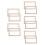 10Pcs Multi-Use Wooden Paper Frames Beige for DIY Papermaking Projects 7