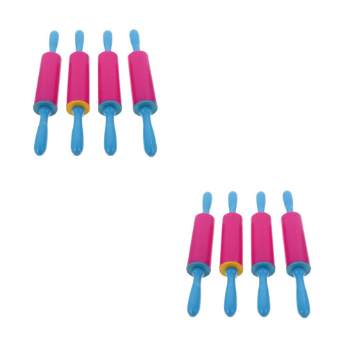 8Stk ABS Tonrollen Rosa Kinder Clay Sculpting Set 2