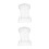 2Pcs Transparent Plastic Memorial Tablets for Graveside and Home Decor 4