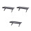 3Pcs Black Screen Storage Bracket Foldable Monitor Shelf for Storage 7