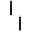 2Pcs Black Rubber Bat Protector Lightweight Golf and Baseball Sleeve 8