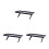 3Pcs Black Screen Storage Bracket Foldable Monitor Shelf for Storage 5
