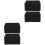 4Pcs Professional Black Activated Carbon Aquarium Filter Cubes 5