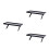 3Pcs Black Screen Storage Bracket Foldable Monitor Shelf for Storage 6