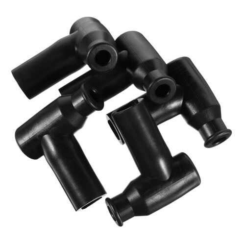 10Pièces Cache-Bougies Isolation Caoutchouc Noir Performant Et Durable 1