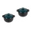 2Pièces Casseroles Céramique Multi-Usages Cuisson Uniforme Cuisine 8