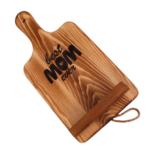 4Pièces Support Cuisine Bois Café Élégant Cadeau Maman 1