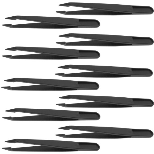 20Pièces Pincettes Noires Précises Pour Bricolage 2
