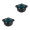 2Pièces Casseroles Céramique Multi-Usages Cuisson Uniforme Cuisine 7