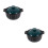 2Pièces Casseroles Céramique Multi-Usages Cuisson Uniforme Cuisine 9