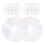 100Pièces Disques Cd Transparente Pour Création Décoration Murale 3