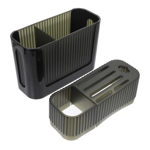 2Pièces Support Couteaux Noir Résistant Pour Cuisine 2