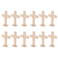 90St Kleine Kruisen Voor Feest - Beige Tafelstuk Christenen