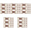 500Pièces Clips De Serrage Bandage Elastique Aluminium 4