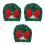 3Pièces Chapeaux - Verts En Polyester Confortables Pour Bébé 8