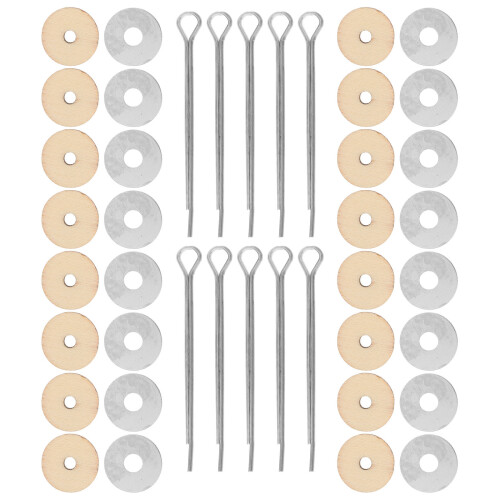 2Pièces Ensemble Articulation Bois Pour Accessoires Couture DIY 2