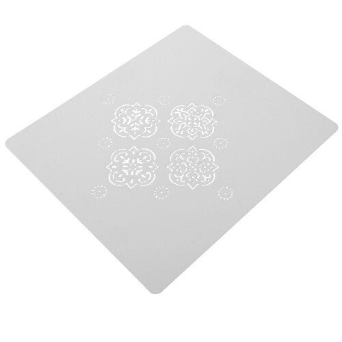 5Pièces Pochoirs Couture Blancs Pour Patchwork DIY 1