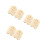 6Ensembles Annonces Bébé En Bois Beige Avec Supports Pins 8