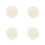 4Pièces Pastilles De Cire De Soja Blanche Cire Pour Bougies 10