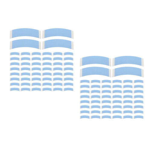 96Pièces Adhésifs Pour Perruques Coton PU Sky-Blue Usage 2