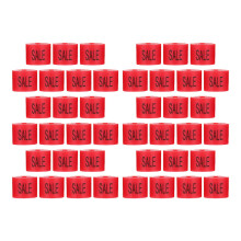 100Pièces Porte-Étiquettes Vêtements Rouge Pour Organisation