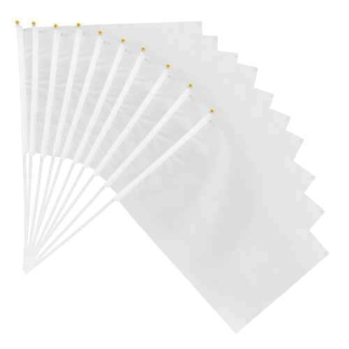 40Pièces Drapeaux À Main En Polyester Pour Arbitres 2