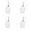 4Pièces Balayette Litière Chat En Acier Inoxydable Pour 4