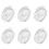 6Pièces Bols Trempage Ongles Blancs Pour Professionnels 8