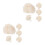 8Pièces Effet Décor Nuage Pour Mariage Fête 7
