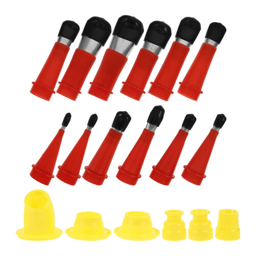 5Ensembles Embouts De Caulking Multi-Usage En Inox Caoutchouc 1