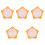 5Pièces Horloges Modèles Éducatives Orange Jeu D'apprentissage Temps 4