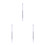 3Pièces Mesureur Plastique Sizer Précis Portable 8