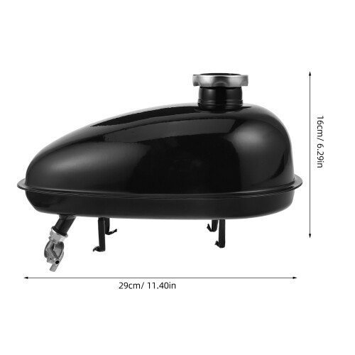 1Ensemble Réservoir Essence Portable Mini Fer Noir Design Simple 1