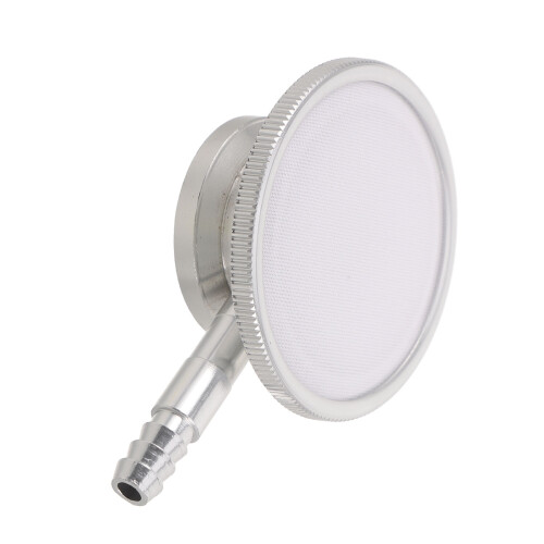 2Pièces Membrane Stéthoscope En Métal Argenté Accessoire