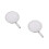 2Pièces Membrane Stéthoscope En Métal Argenté Accessoire 6
