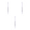 3Pièces Mesureur Plastique Sizer Précis Portable 4
