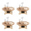 4Pièces Puzzle 3D Bois DIY Educatif 10