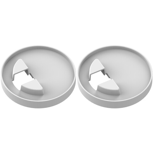 2Pièces Support Haut-Parleur ABS Avec Organisateur Câble Bureau 2