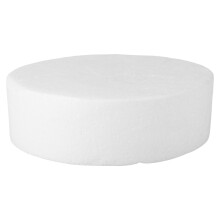3Pcs White Oval Foam Cake Dummies for Fondant Decorating Practice