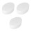 3Pcs White Oval Foam Cake Dummies for Fondant Decorating Practice 9