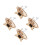 4Pièces Puzzle 3D Bois DIY Educatif 9