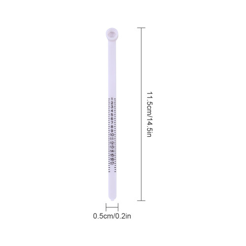 3Pièces Mesureur Plastique Sizer Précis Portable 2