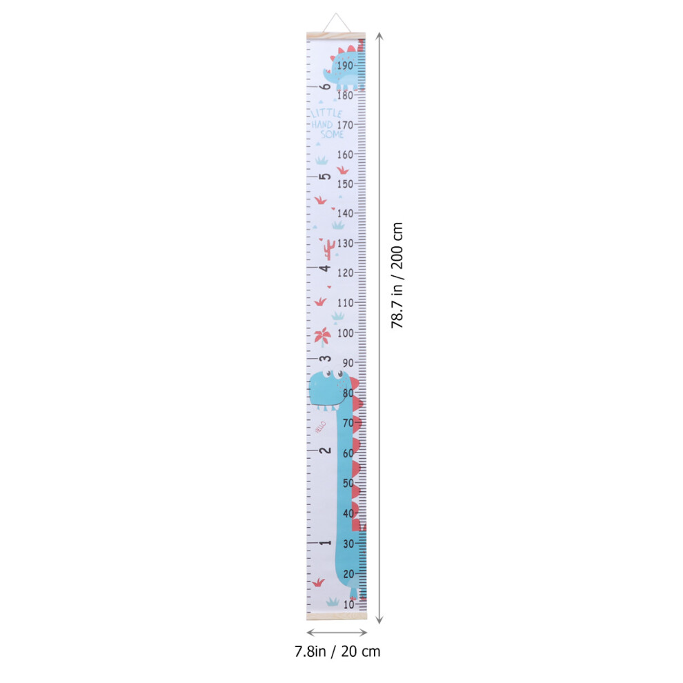 3Pcs Kids Growth Chart Wooden Hanging Ruler Safe For Kids Solustre