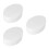 3Pcs White Oval Foam Cake Dummies for Fondant Decorating Practice 10